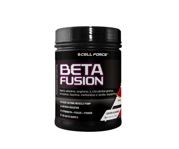 BETA FUSION FRUTAS VERMELHAS 300G - PRE-TREINO ALTA PERFORMACE